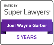 Rated By Super Lawyers | Joel Wayne Garber | 5 Years